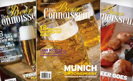 Subscriptions to "The Beer Connoisseur" from Beer Connoisseur Magazine (Up to 58% Off). Three Options Available. - Primary Image
