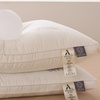 Image 23: 100% Cotton Hotel Grade Neck Support Pillow 2 Pack Set
