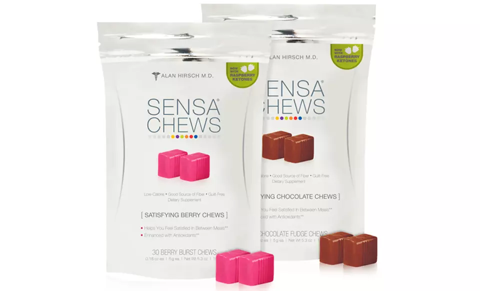 30-Pack of Sensa Chews in Berry Burst or Chocolate Fudge - Primary Image