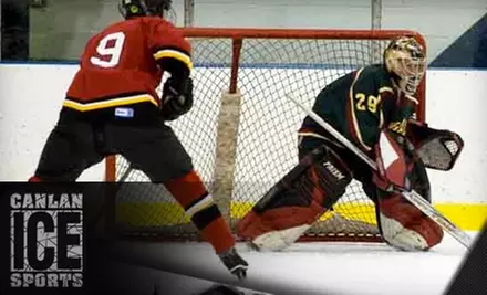 $25 for Five Skate Rentals, Helmet Rentals, and Public Skate Passes as well as $10 Worth of Grill Fare at Canlan Ice Sports Burnaby 8 Rinks ($65 Value) - Primary Image