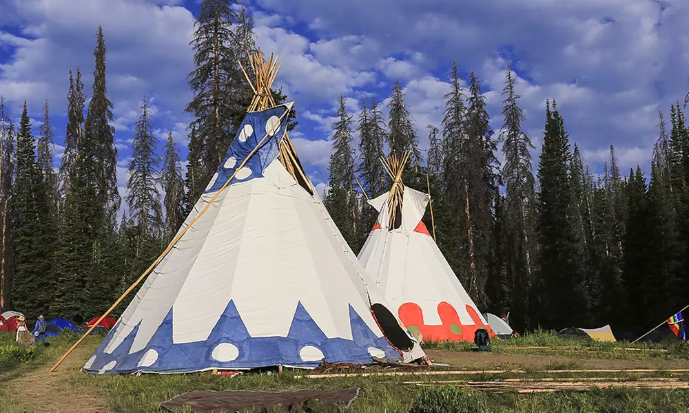 2-Night Stay for 2-,4-, or 6-Person TeePee at Running Reins Ranch (Up to 36% Off) - Primary Image