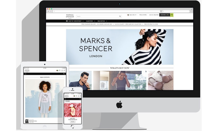 Image 1: AED 100 Towards Shopping Online at Marks & Spencer UAE