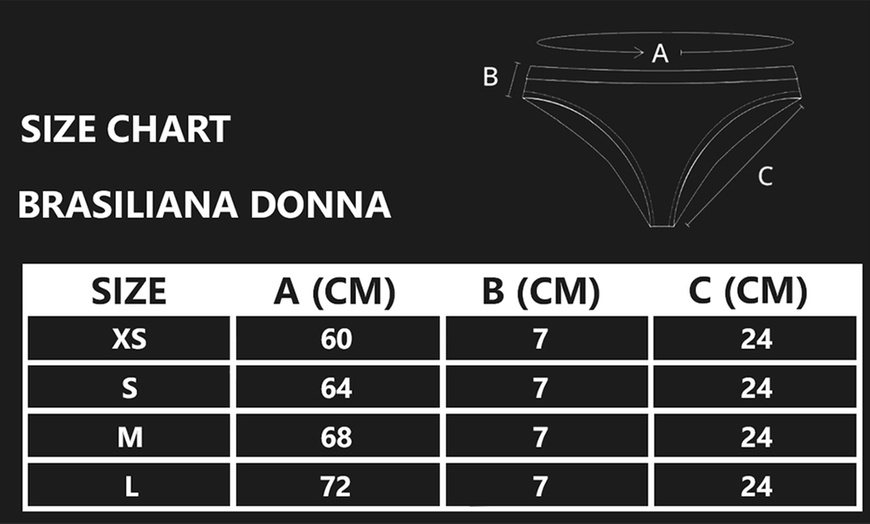 Image 32: Lot de 6 culottes coupe brésilienne Pyrex