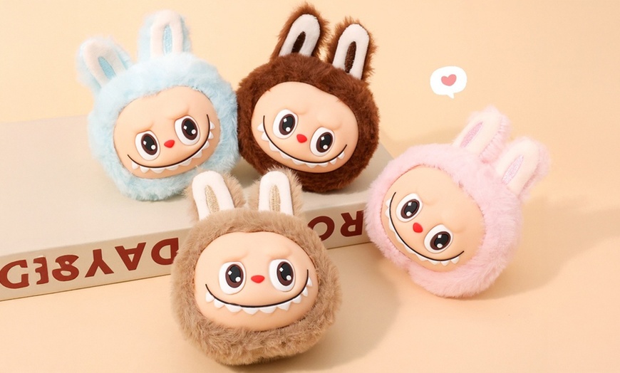 Image 2: Labubu Inspired Plush Keychain Dolls