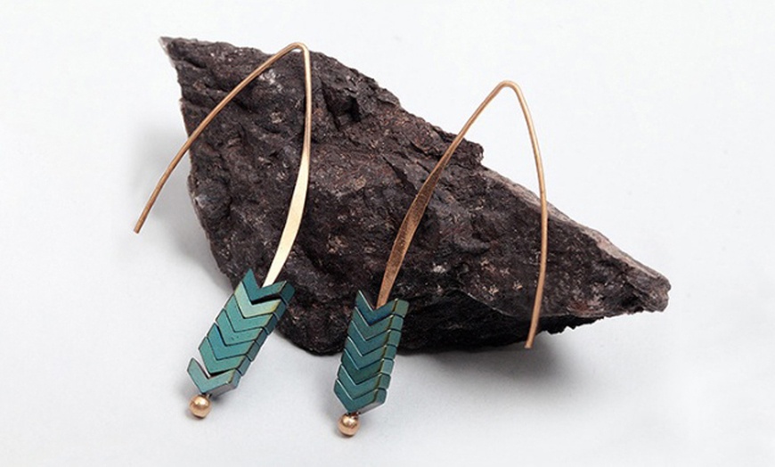 Image 1: Haute Delicate Threader Style Earrings