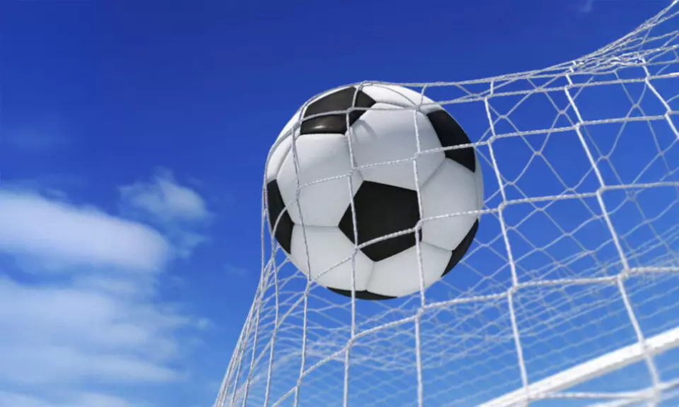 12' x 6' Powder Coated Steel Soccer Goal, Portable Training Aid Football Net