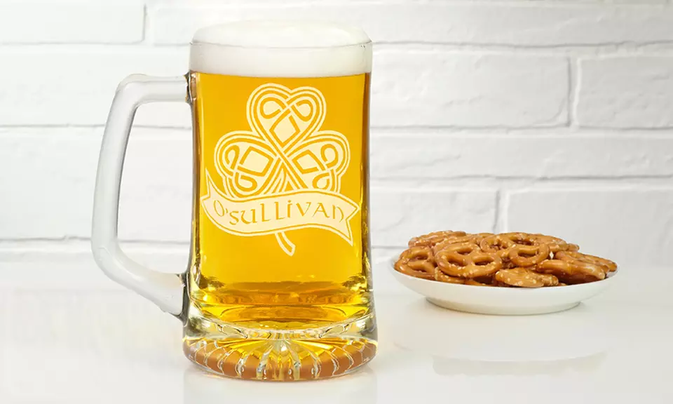Personalized Irish Shot Glass or Beer Mug from Personalization Mall (Up to 61% Off) - Primary Image