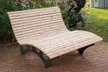 Home Deluxe Wellenholzliege / Waldsofa „Taiga“ in der Größe nach Wahl - Second Medium