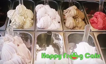 $6 for $12 Worth of Gelato, Coffee, Smoothies, Paninis, and More at Happy Frog Cafe in Irmo - Primary Image