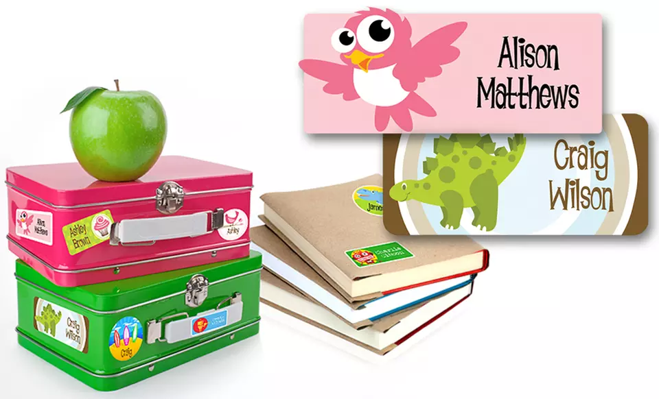 Personalized Children's Name Label 42-Pack from Dinkleboo - Primary Image