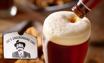 $10 for $20 Worth of American Fare and Drinks at Joe's Underground Cafe  - Primary Image