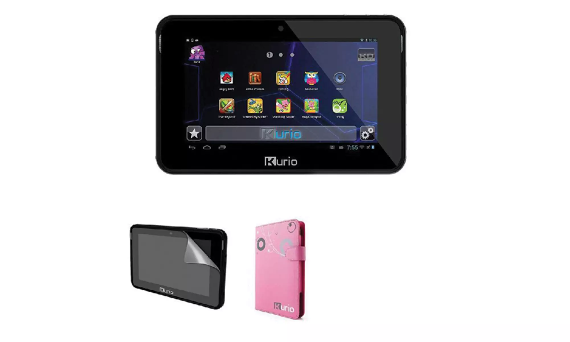 Kurio 7S 8GB 7" Kids' Tablet with Case and Screen Protector (Refurbished) - Second Medium