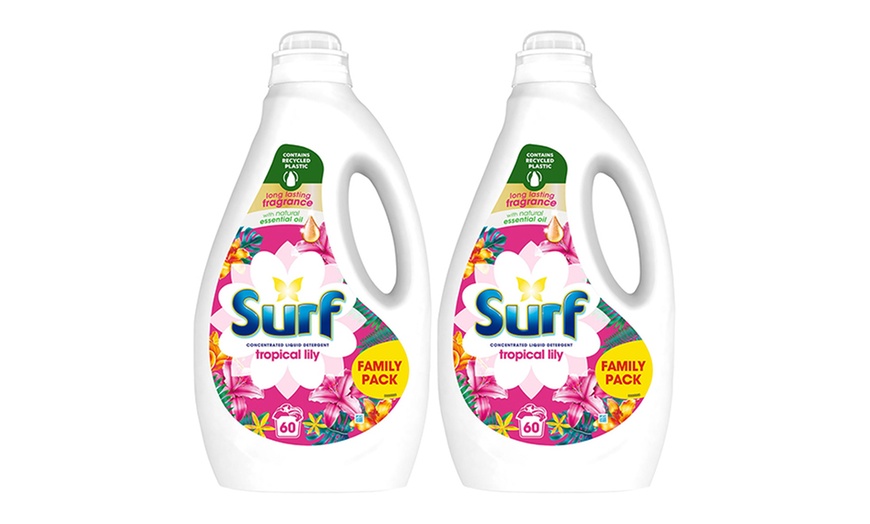 Image 5: Two or Four Surf Concentrated Liquid Laundry Detergents 1.62L