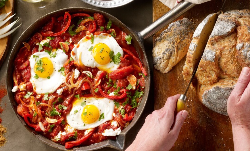 Image 1: Shakshuka (Levantinisches Frühstück) nach Wahl für 2 oder 4 Personen