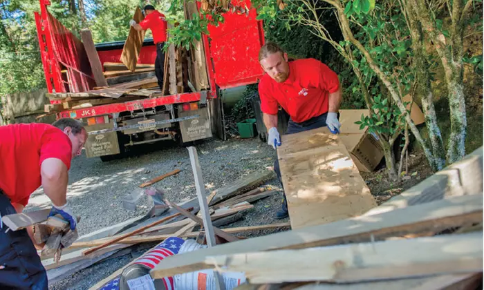 Junk Removal for 1/4 or 1/2 of Dump Truck from Junk King Orlando (46% Off) - Primary Image