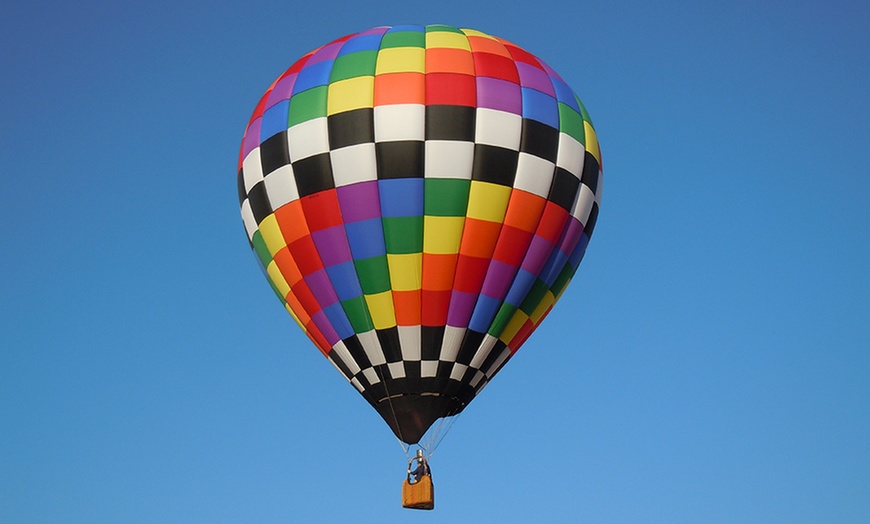 Image 1: Hot Air Ballooning With Champagne