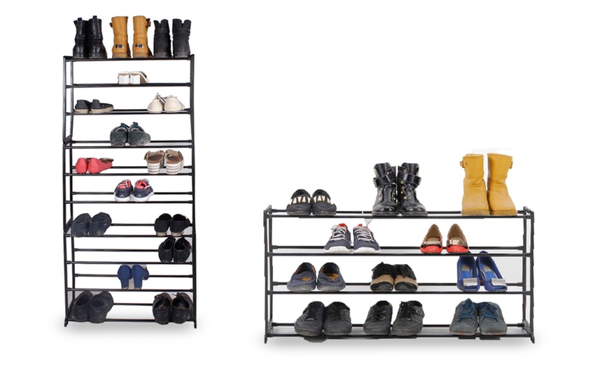 Image 1: 4-, 7- or 10-Tier Shoe Rack