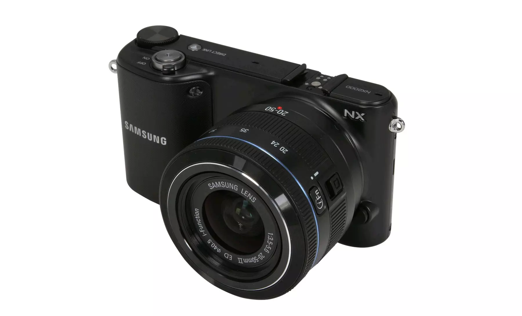 Samsung NX2000 20.3MP Smart WiF Compact System Digital Camera with 20-50mm Lens and Photoshop Lightroom - Second Medium