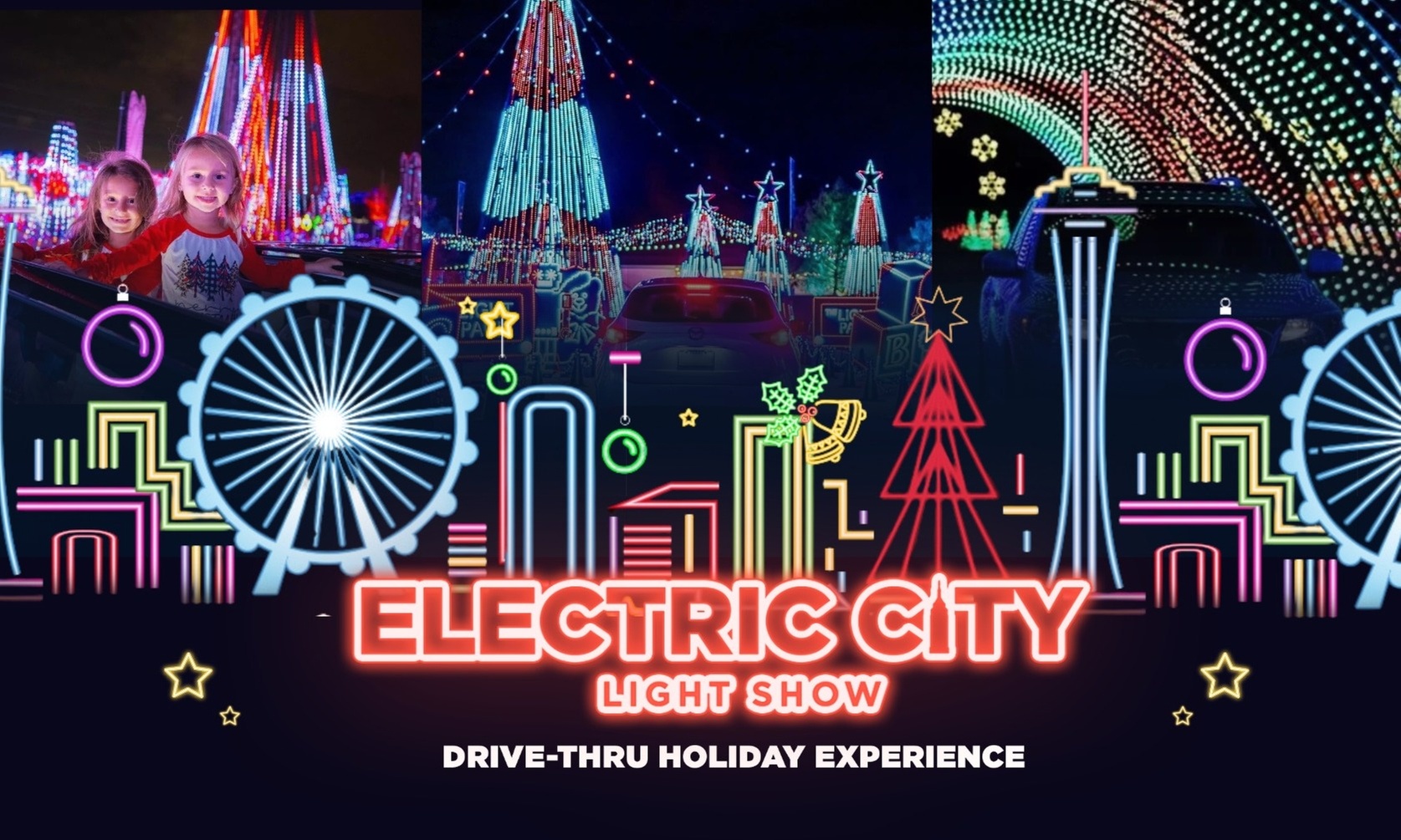 Ring In The Holiday Season with a Drive-Through Christmas Light Show