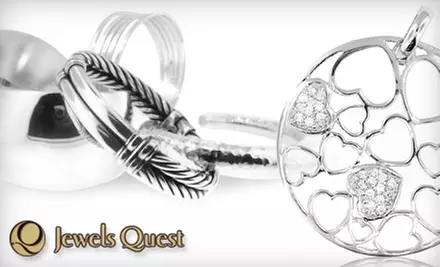 $30 for $60 Worth of Sterling Silver Jewelry at Jewels Quest - Primary Image