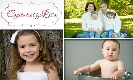 $75 Mini Portrait Session and Three Sheets of Prints at Captures by Lisa (Up to $195 Value) - Primary Image