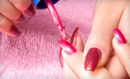 Deluxe Mani-Pedi or Gel French Manicure at Happy Nails and Spa in Upper Saddle River - Primary Image