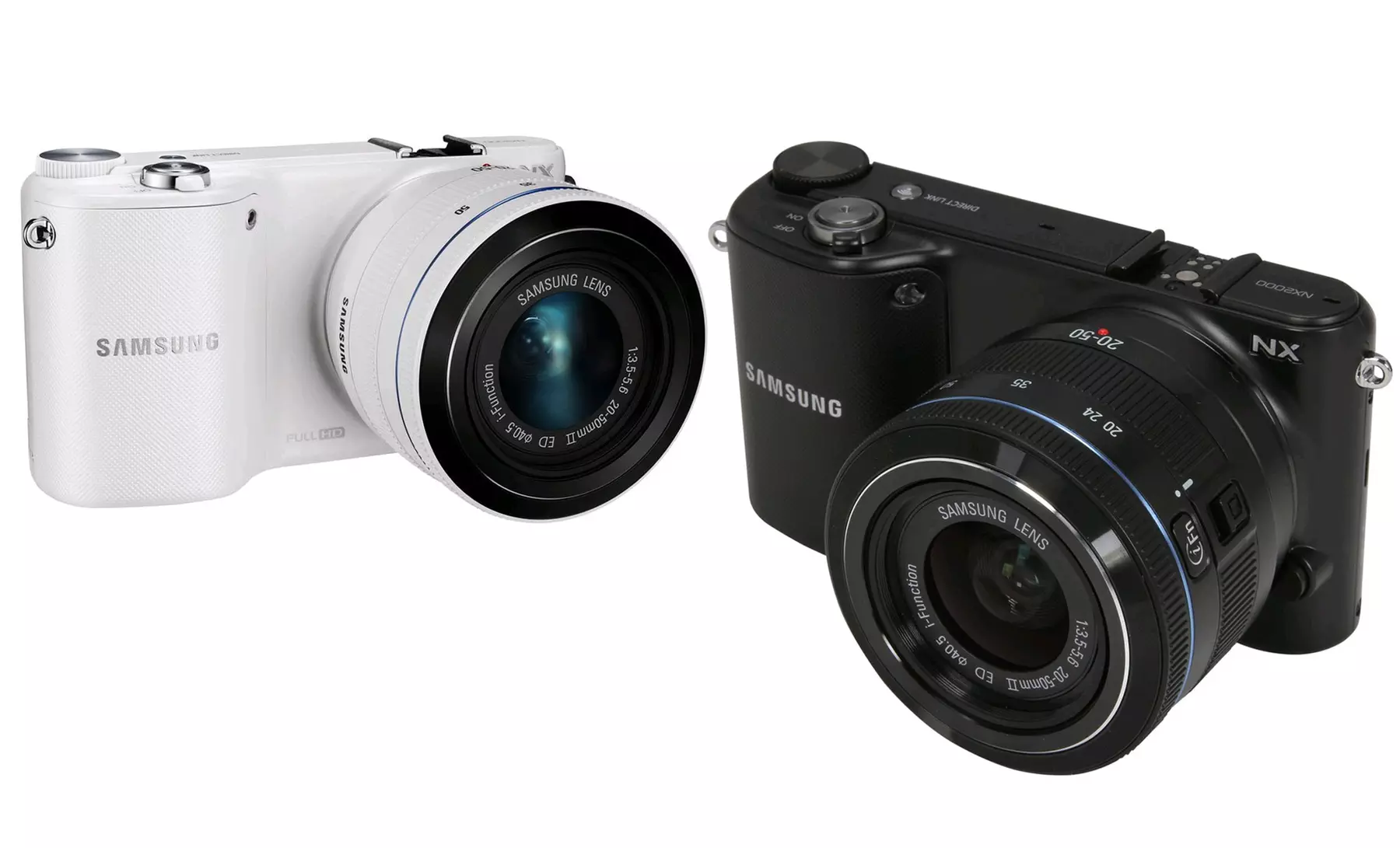 Samsung NX2000 20.3MP Smart WiF Compact System Digital Camera with 20-50mm Lens and Photoshop Lightroom - Primary Image