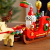 Image 2: Christmas Building Block Gift Set - Set of 3 Models, Compatible with Major Brands (Ages 6+)