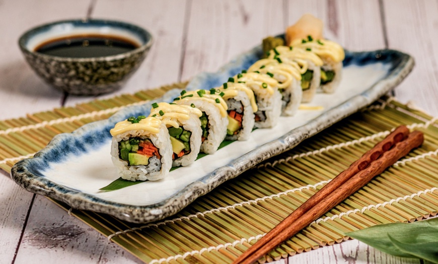Image 2: All-You-Can-Eat Sushi Dine-In for One, Two, or Four People