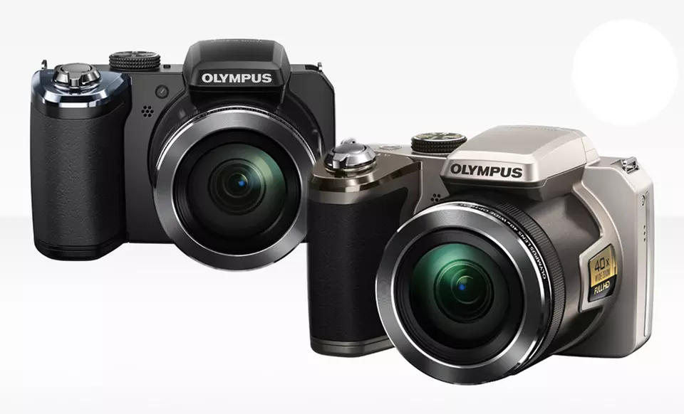 Olympus 14-Megapixel 40x Optical-Zoom Digital Camera in Black or Silver (SP-820) - Primary Image