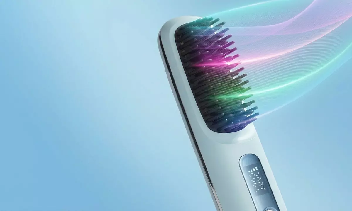 Portable Hair Straightener Brush USB Cordless Mini Comb