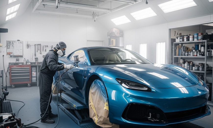 Image 2: Give Fresh Look for Your Car with Fender, Bumper or Hood PaintService 