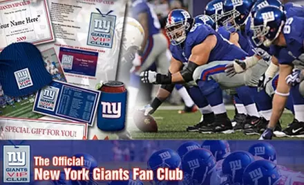 $16 for a Year-Long Membership to the New York Giants Fan Club ($30 Value) - Primary Image