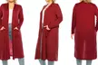MOA Collection Women's Plus Size Long Sweater Cardigan - Second Medium