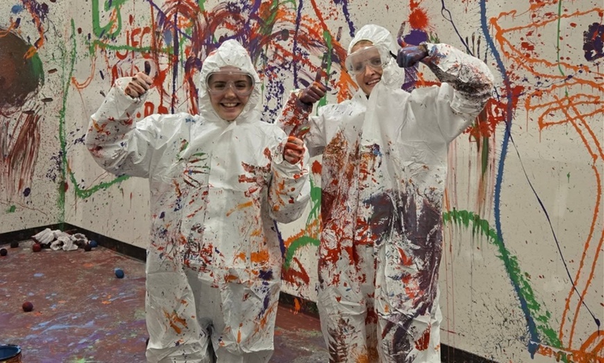 Image 1: Up to 15% Off Splatter Paint Experience at The WRECK Room