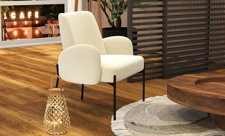 Image 3: Fauteuil en "Alexis" de Doosense en tissu cozy 