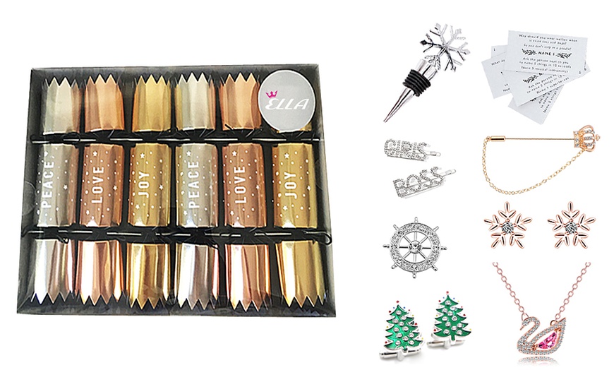 Image 2: 6 Christmas Crackers Set