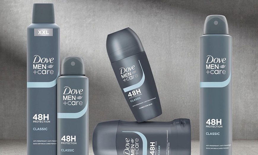 Image 1: Dove Men+Care Roll On Classic Anti-Perspirant Deodorant 50ml