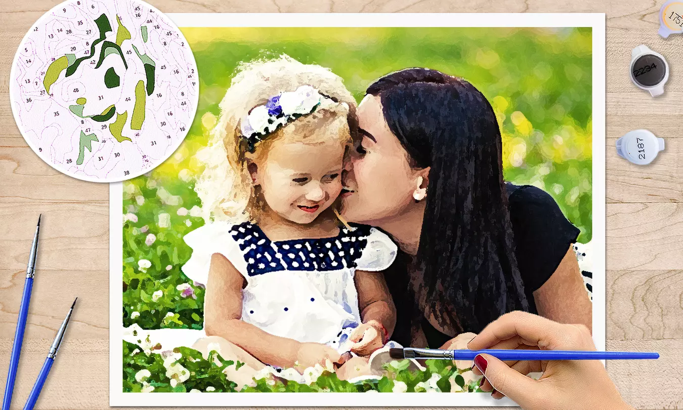 Malen nach Zahlen – eigenes Bild