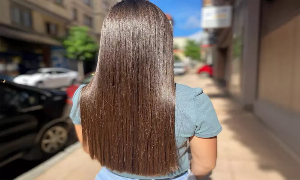 Alisado de queratina vegano con lavado, corte, secado y peinado