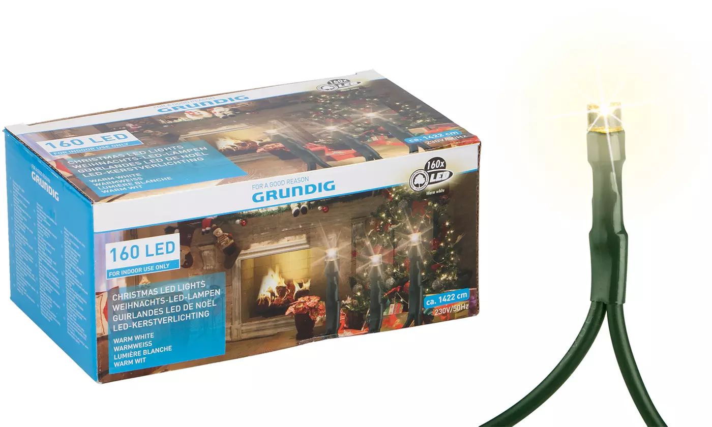 Filet lumieux Grundig, 80, 160 ou 240 LED - Primary Image