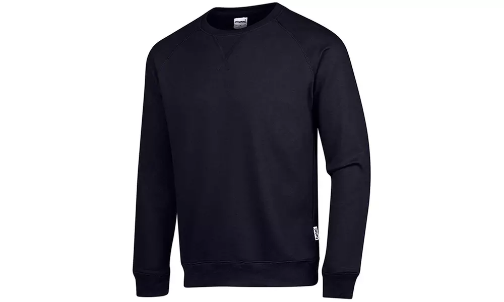 Sudadera simple lisa con cuello redondo - Second Medium