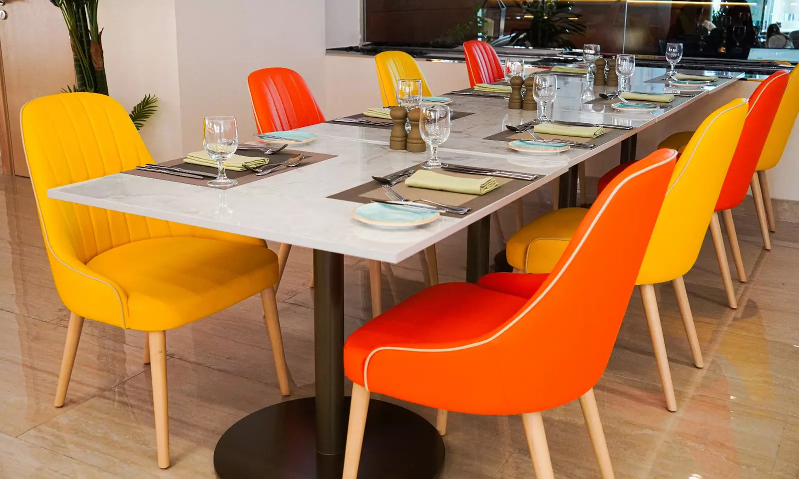 Enjoy 5* International, Italian, Mediterranean, or Seafood Theme Night