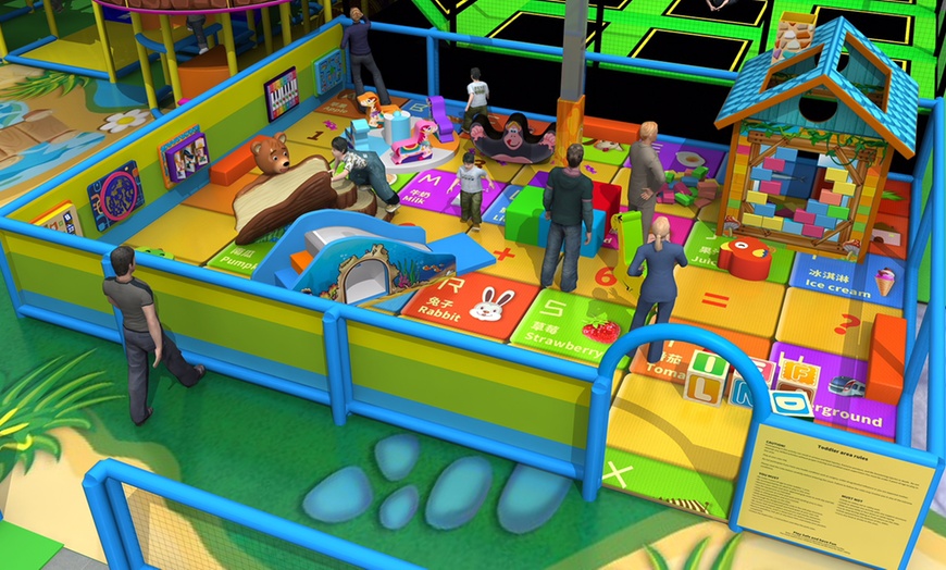 Indoor Playground and trampoline - Funvilla | Groupon