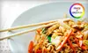 Asian Food for Two or Four or Breakfast for Two at Monkey Bar Johnny Thai Bistro (Half Off)