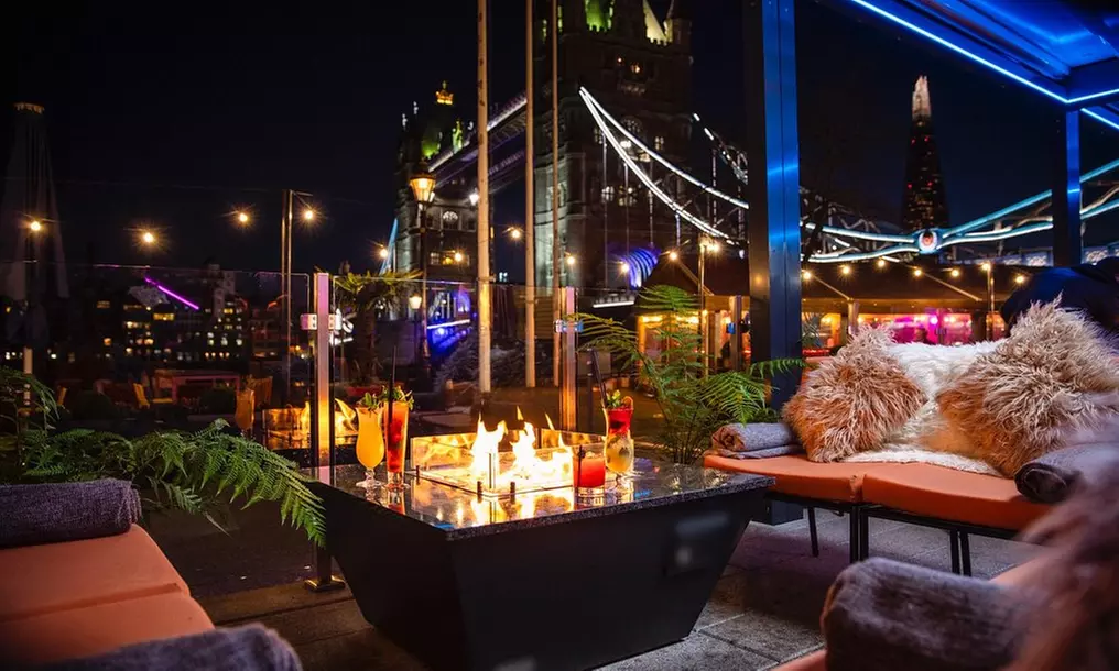 Enjoy a 2 Course Meal with Sparkling Wine for Two, Three, or Four