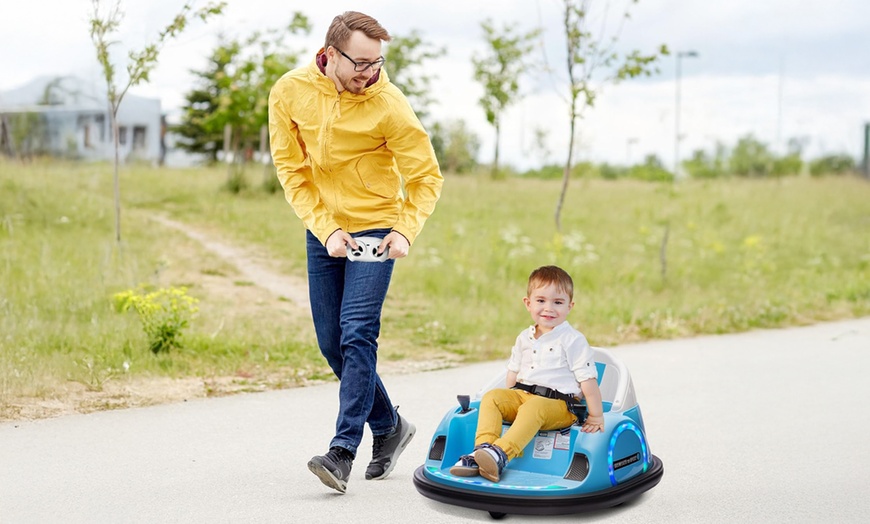 Image 1: AIYAPLAY 360° Rotation Kids Bumper Car