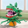 Image 1: Audrey II-Inspired Piranha Plant Flower Building Kit