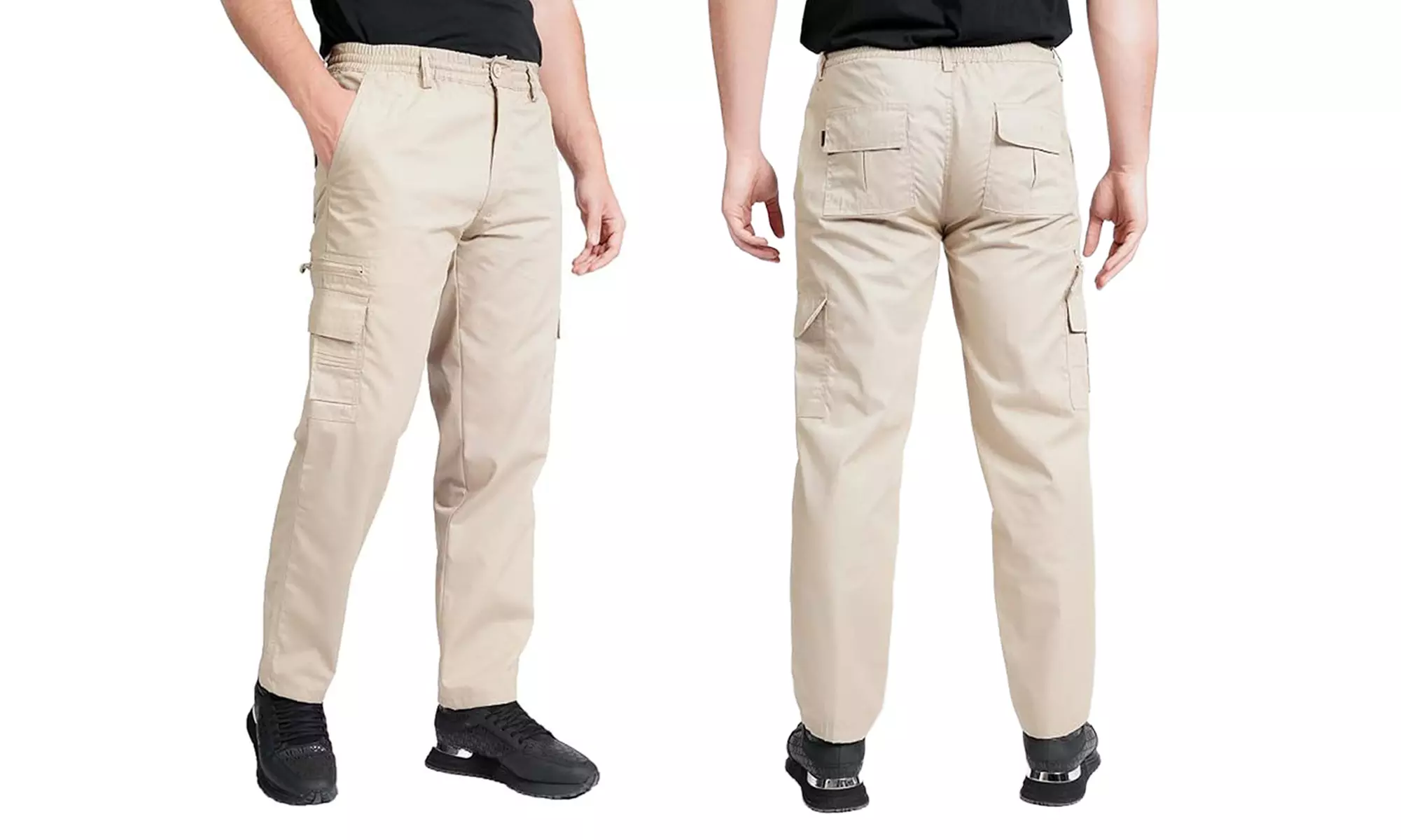 Men’s Cargo Combat Trousers with Multi Pockets