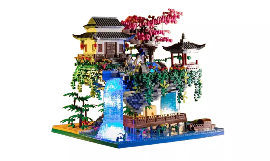 Bausatz im Stil traditioneller chinesischer Architektur